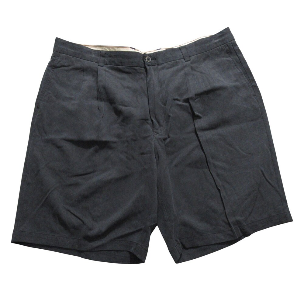 Tommy Bahama Mens Shorts 40 x 10 Black Silk Rayon Pocket Pockets